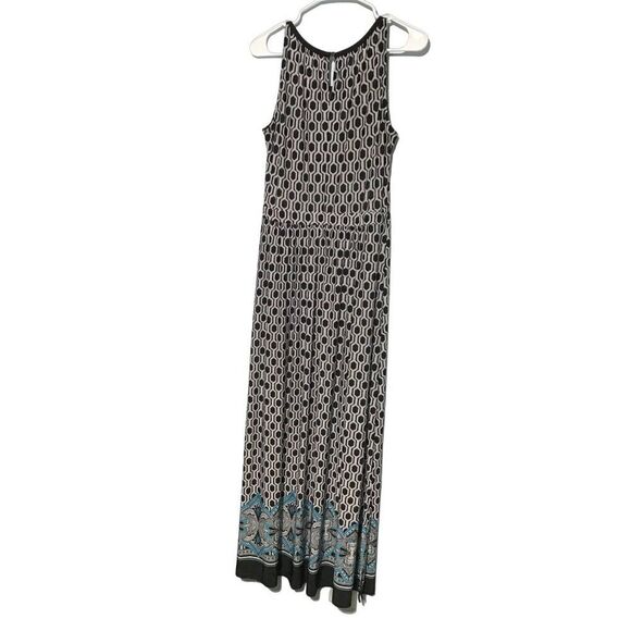Mitano Women's Sleeveless Geometric Maxi Dress - Medium - Picture 6 of 11